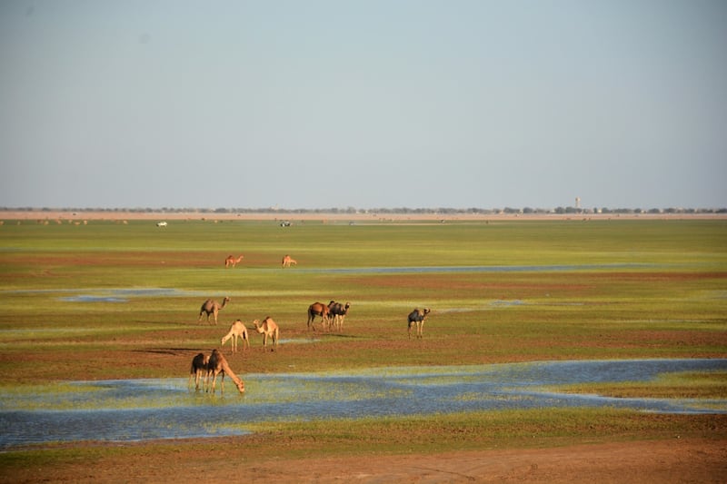 بالصور: “قوع الجوبة” قرية عُمانية يقصدها الزوار للراحة والاستجمام