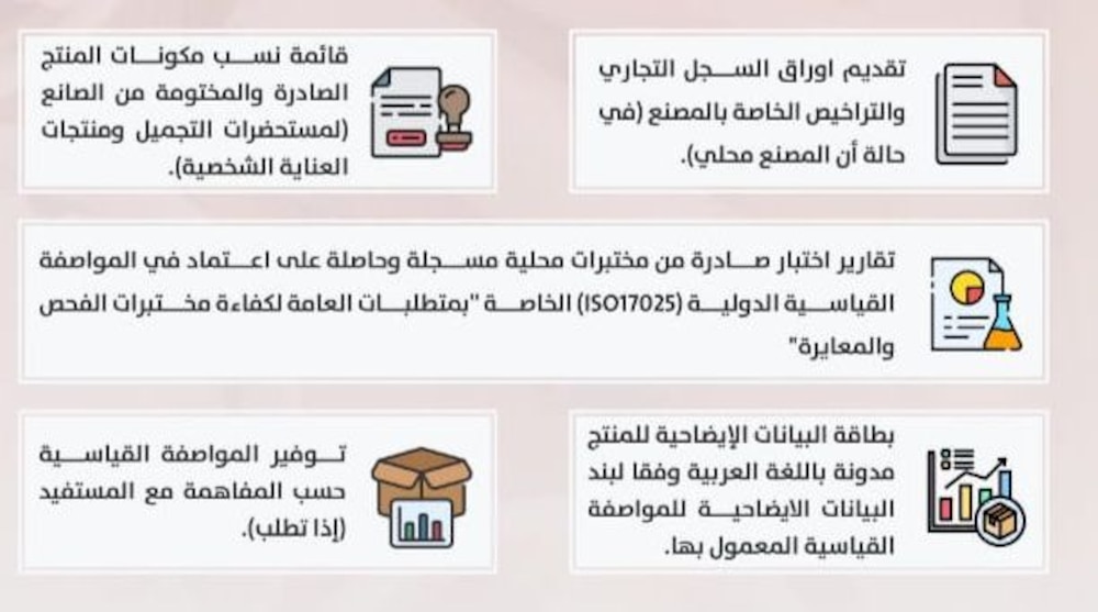 للمصنعين والمستوردين وأصحاب مختبرات مستحضرات التجميل: هذا الإعلان يهمكم