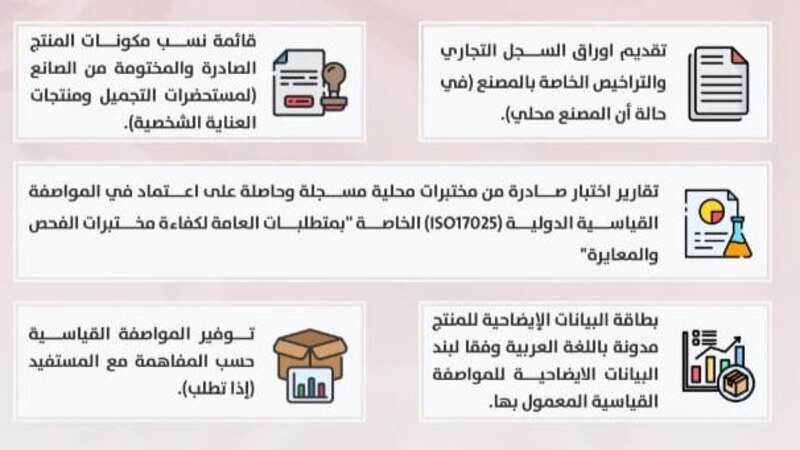 للمصنعين والمستوردين وأصحاب مختبرات مستحضرات التجميل: هذا الإعلان يهمكم