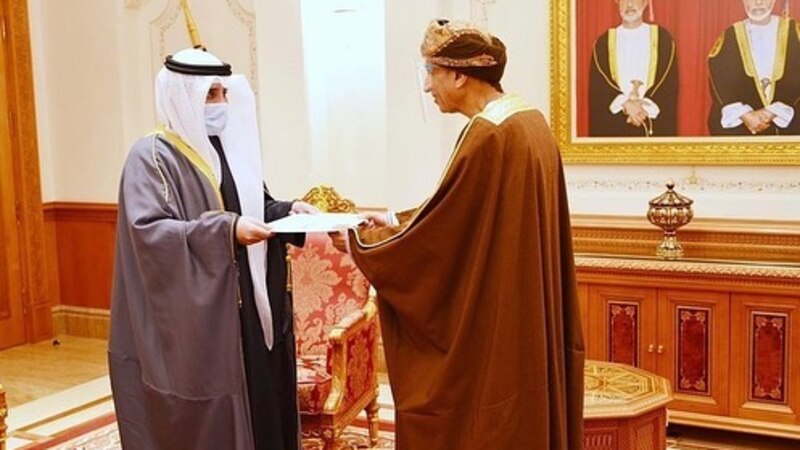 رسالة لجلالة السلطان من أمير الكويت