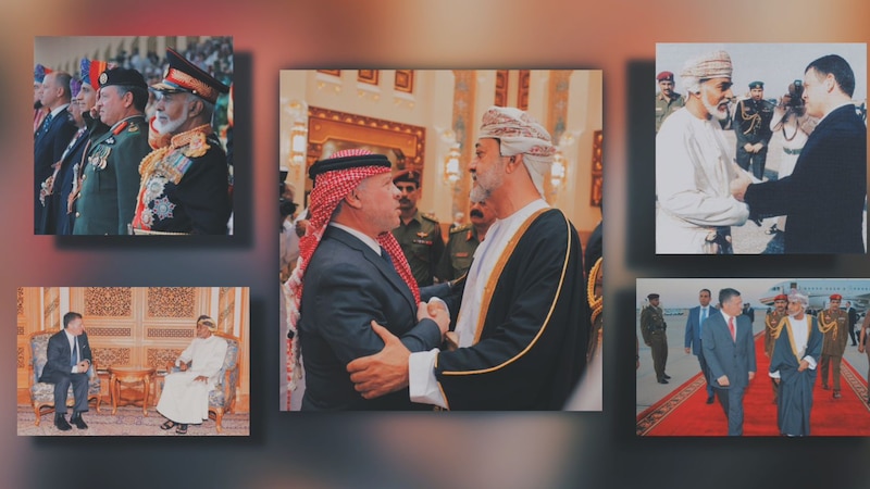 من 1999 إلى 2020م: تعرف على زيارات الملك عبدالله الثاني إلى سلطنة عمان