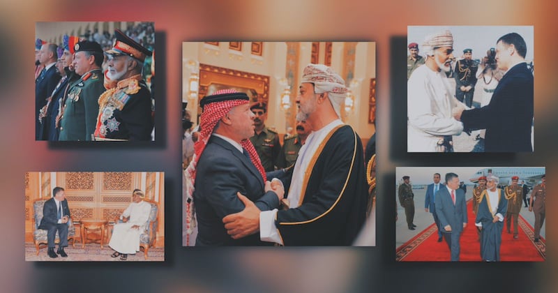 من 1999 إلى 2020م: تعرف على زيارات الملك عبدالله الثاني إلى سلطنة عمان
