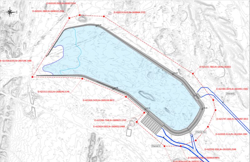 تواصل الأعمال الإنشائية لثالث سد في وادي الجفنين