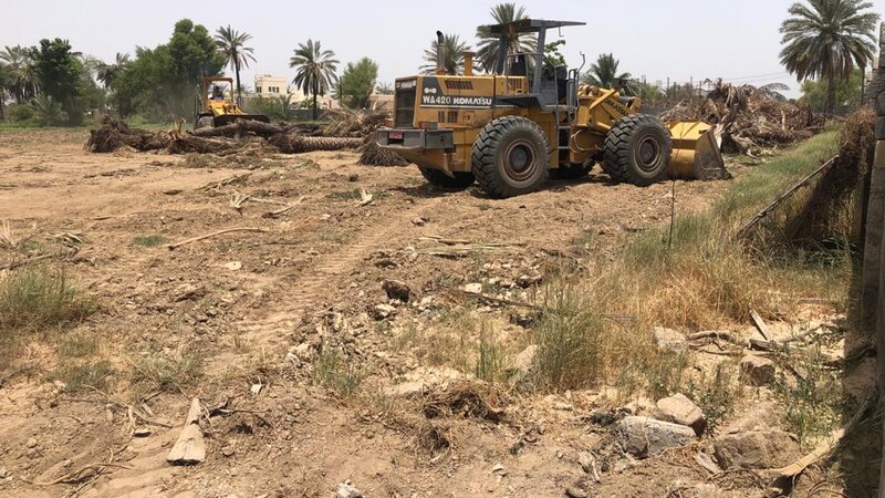 جهود متواصلة لإزالة مخلفات الحالة الجوية من 1578 مزرعة في شمال الباطنة