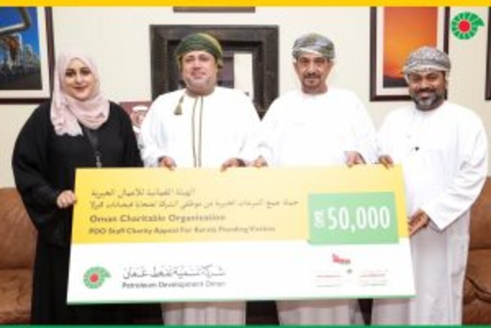 بـ ٥٠ ألف ريال: شركة عُمانية وموظفوها يتبرعون لضحايا فيضانات كيرلا الهندية