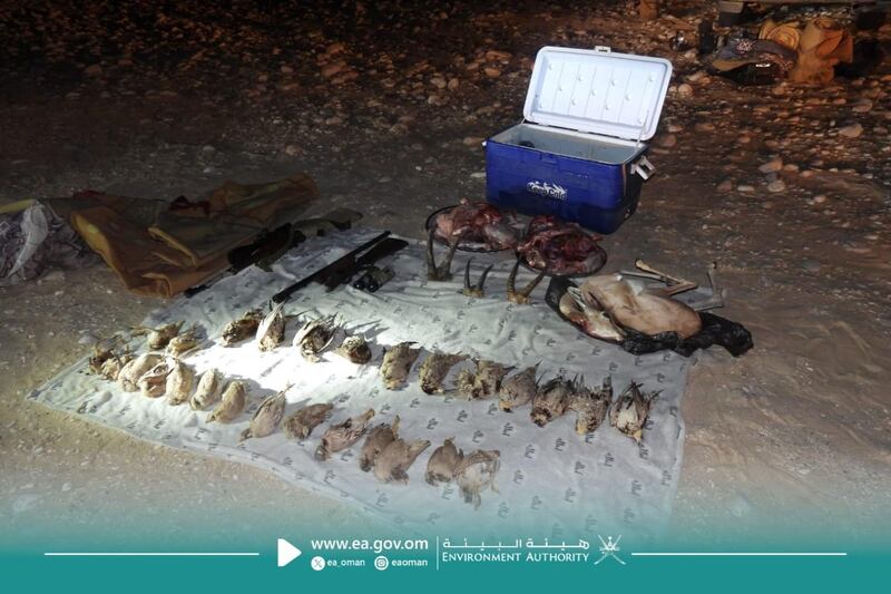 للقانون كلمته فيمن قاموا بصيد حيوانات محظور صيدها