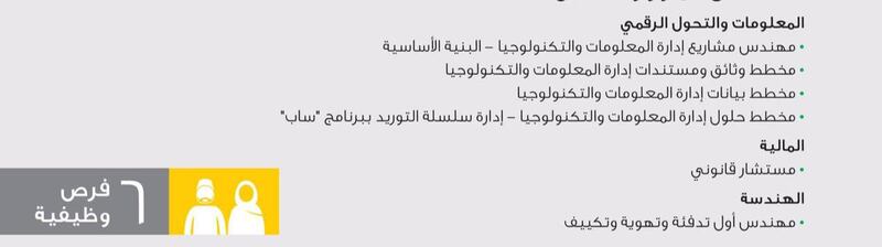 6 فرص وظيفية جديدة