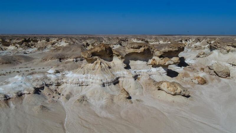 ترسبات صخرية عمرها أكثر من 50 مليون سنة في إحدى الولايات