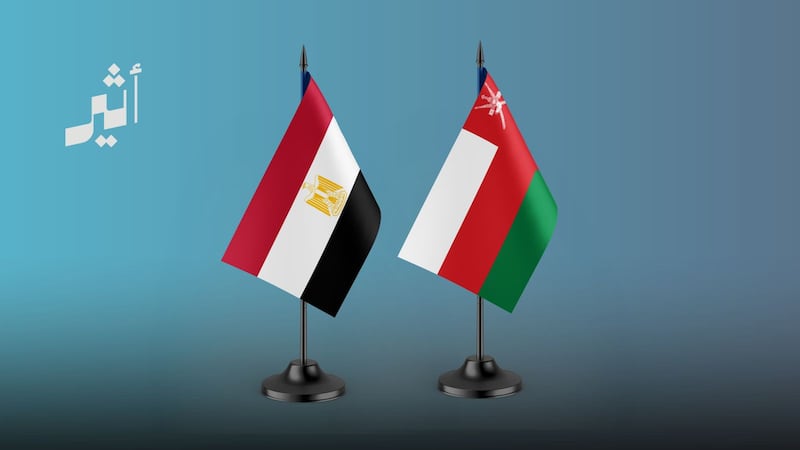 جلالة السلطان والرئيس المصري يؤكدان على أهمية تكثيف الجهود الدبلوماسية