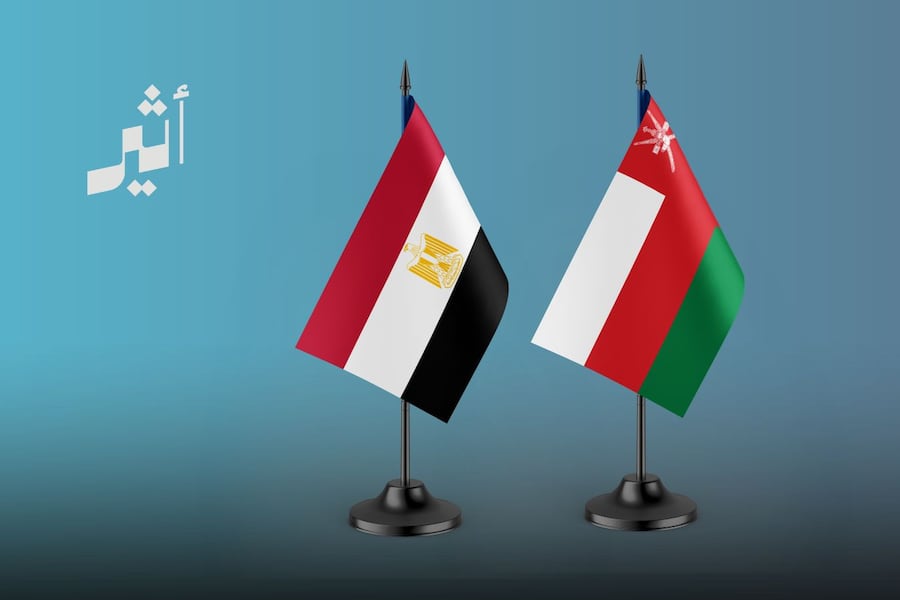 جلالة السلطان والرئيس المصري يؤكدان على أهمية تكثيف الجهود الدبلوماسية