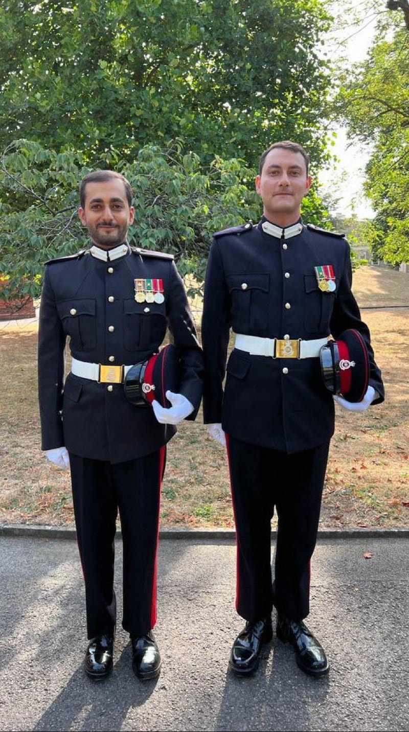 ساندهيرست العسكرية تنشر صورًا لجلالة السلطان أثناء حفل تخريج الدفعة 222