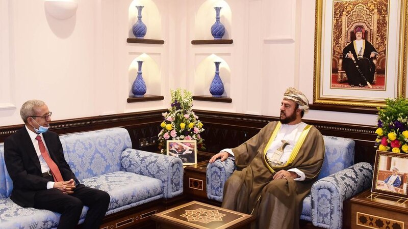 سمو السيد أسعد بن طارق يستقبل السفير الموريتاني