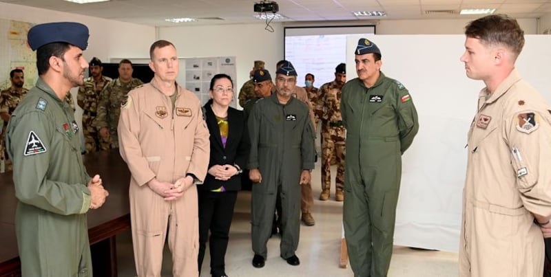 تمرين جوي عماني أمريكي