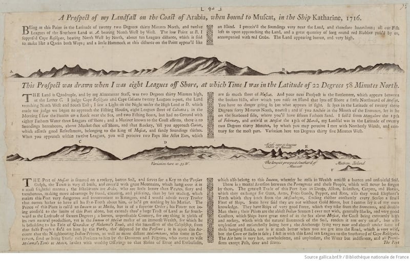 قراءة تاريخية في وصف مسقط