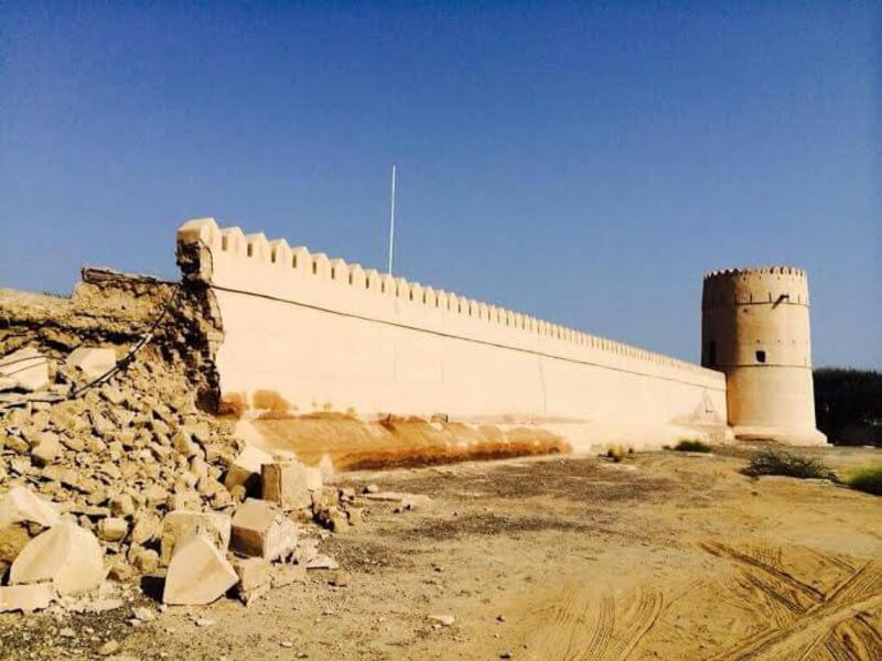 وزارة التراث والثقافة تنتهي من صيانة سور المغابشة بمحافظة شمال الباطنة