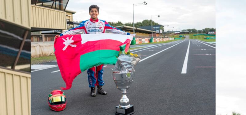 إنجازات متواصلة للحبسي في سباقات الكارتينج والهدف الفورملا1