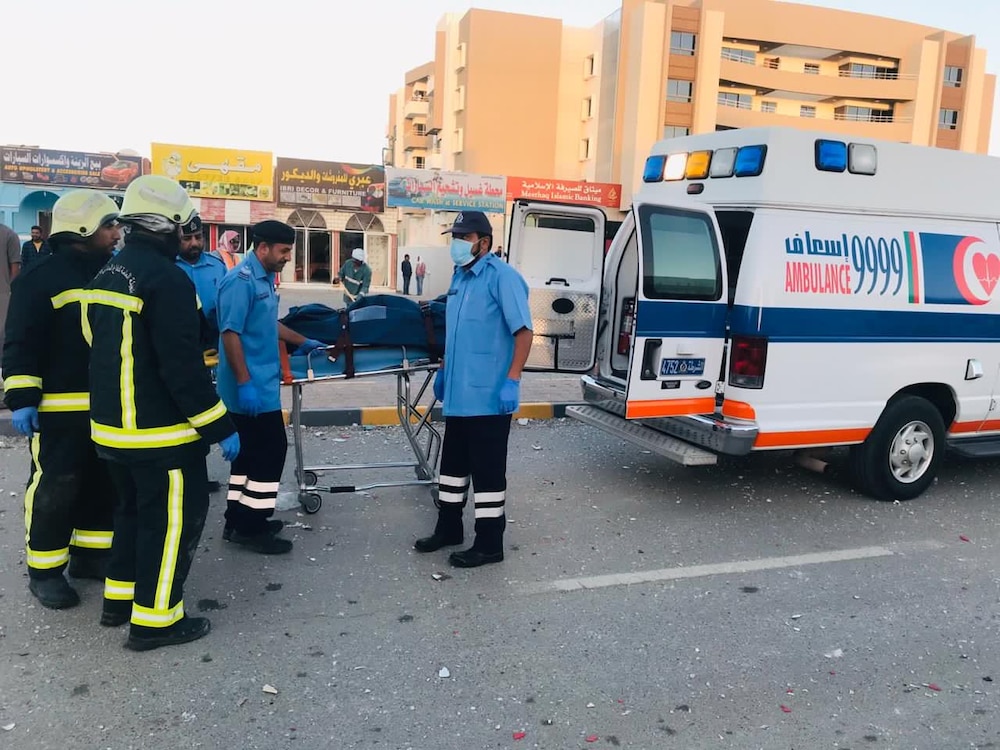 بالصور: وفاة شخص في انفجار أسطوانة غاز بعبري