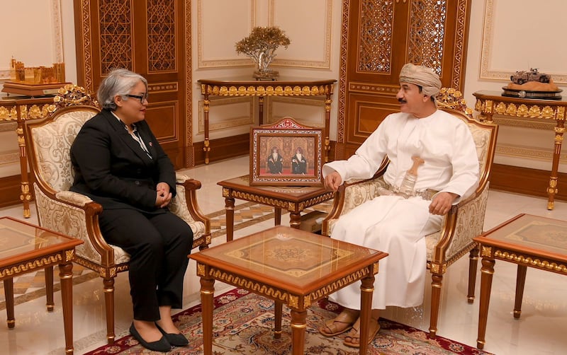 وزير المكتب السلطاني يستقبل سفيري سوريا وأمريكا