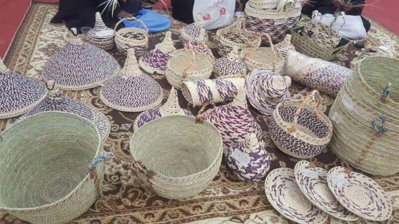 منها السمة والسلة: مشغولات سعفية في ضنك