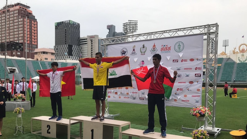 لاعب قوى عماني يحصد البرونزية في بطولة آسيوية