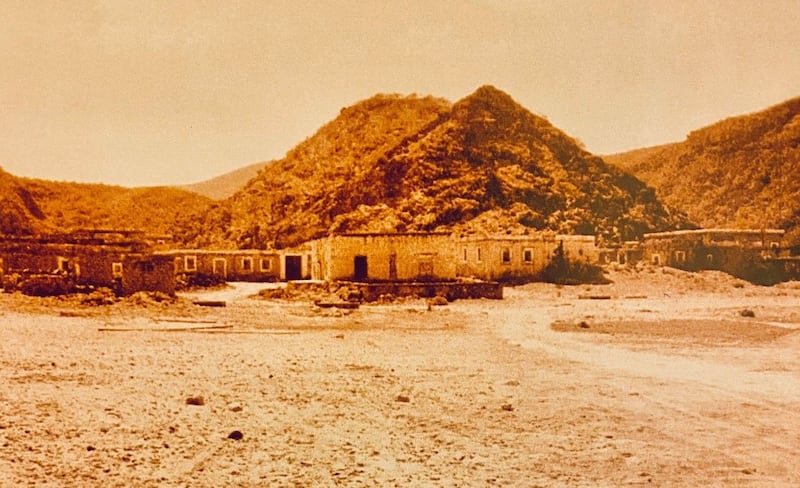 صورة أرشيفية لمدينة رخيوت تعود إلى منتصف الستينيات من القرن العشرين