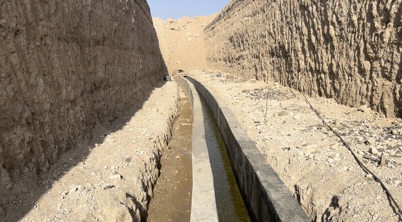 بأكثر من مليون ريال: الأعمال تتواصل في مشروع تطوير فلجي البريمي وصعراء 