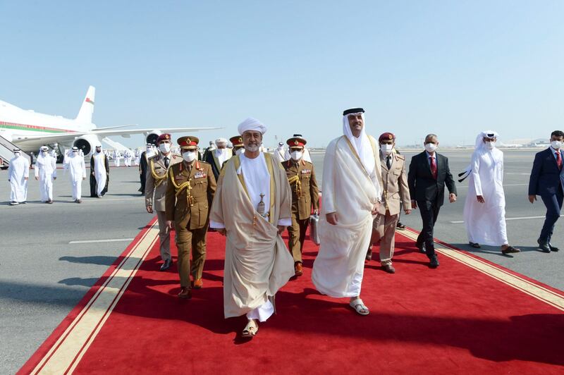 ماذا قال أمير قطر عن زيارة جلالة السلطان؟