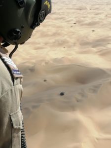 بالصور: طيران الشرطة ينقذ مواطن إماراتي