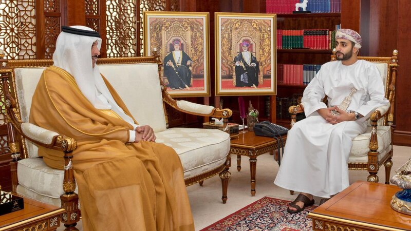 سمو السيد ذي يزن يستقبل السفير السعودي