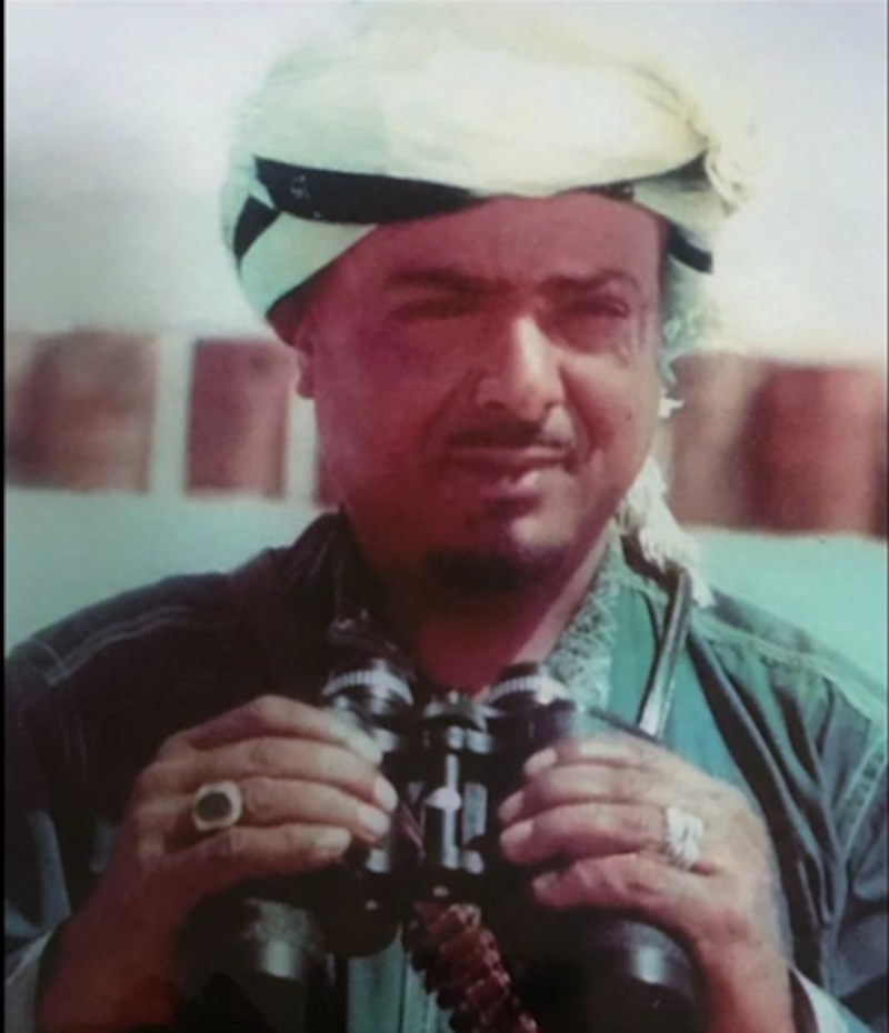 صورة أرشيفية للشيخ سعيد بن علي جيح قطن