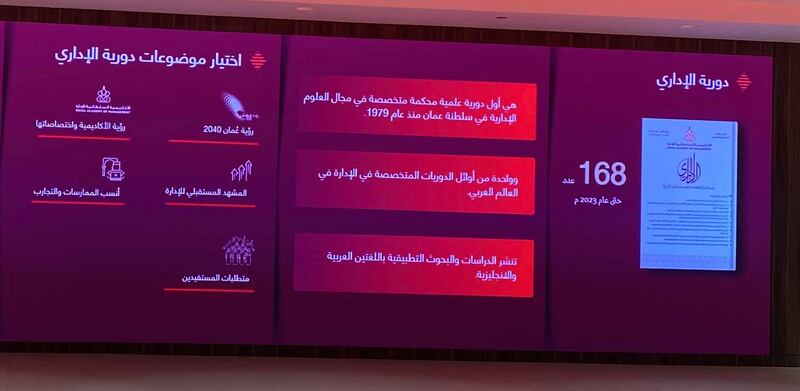 للباحثين: إليكم تفاصيل مبادرة (دورية الإداري) من الأكاديمية السلطانية للإدارة
