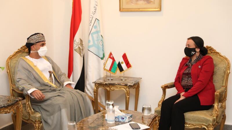 رئيس هيئة البيئة يلتقي وزيرة البيئة المصرية