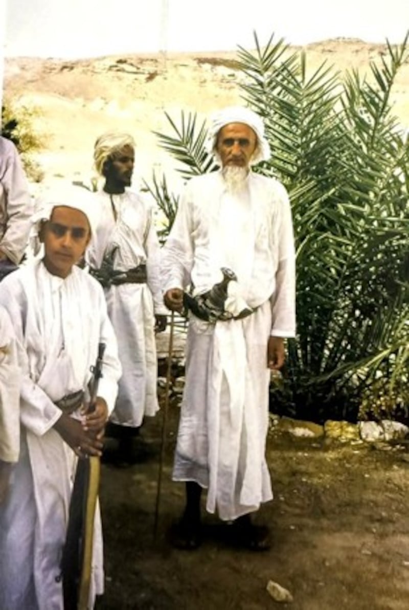 صورة أرشيفية للسيد سعود بن حارب. كتاب أيام خلت في عمان. جوليان لاش