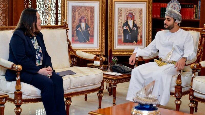 سمو السيد ذي يزن يستقبل السفيرة الأمريكية