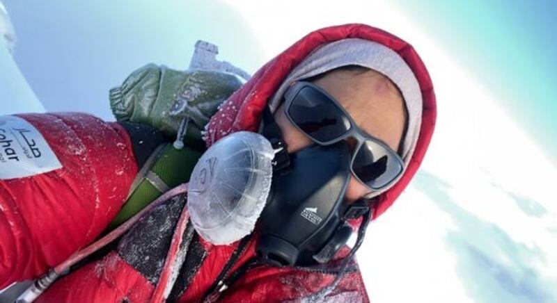 نضيرة تنجح في مهمة التسلق، فما هي قمتها الجديدة؟