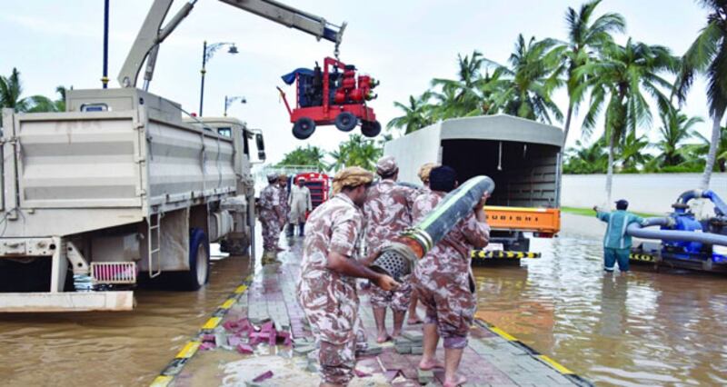 قوات السلطان المسلحة جاهزة للتعامل مع “كيار”