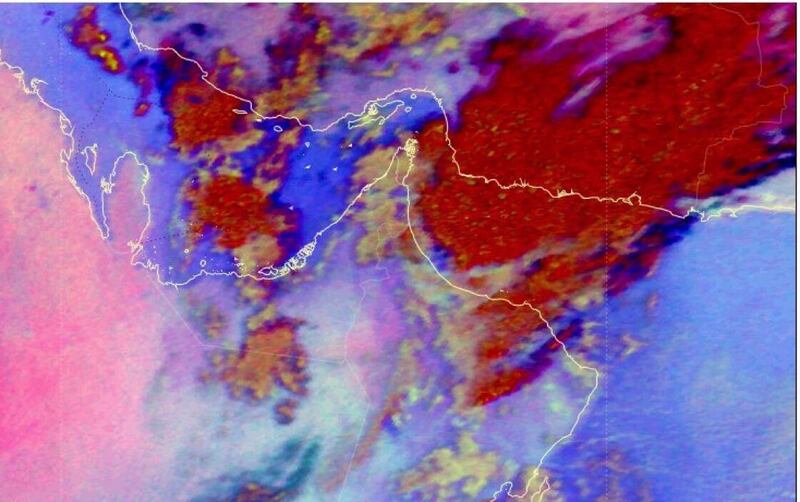 ‏الأرصاد: استمرار نشاط السحب الركامية المصحوبة بأمطار رعدية