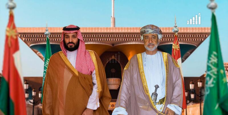 جلالة السلطان في مقدمة مستقبلي الأمير محمد بن سلمان