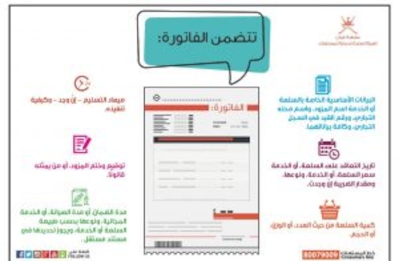 صفحة المستهلك: لماذا تُعدّ فاتورة الشراء مهمة وضرورية؟