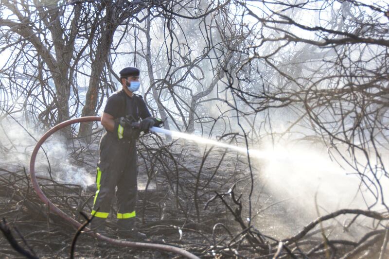 بالصور: تزايد بلاغات الحرائق في شهر مايو