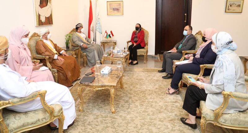 رئيس هيئة البيئة يلتقي وزيرة البيئة المصرية