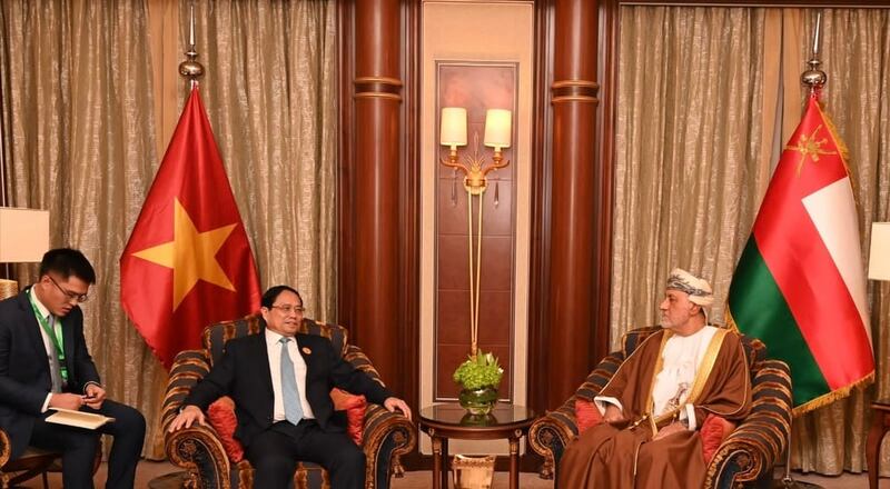 سمو السيد شهاب يستقبل رئيس وزراء فيتنام