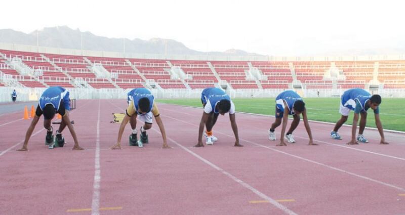 نزوى أولاً في مهرجان ألعاب القوى لمراكز الناشئين