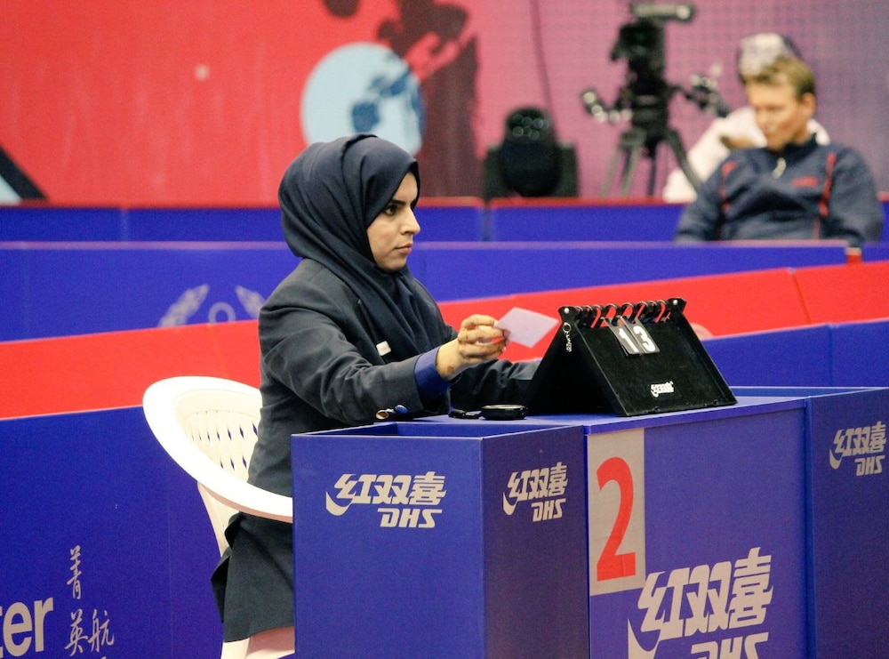 هذا ما قالته أول حكمة عُمانية في كرة الطاولة