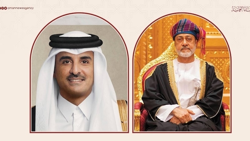 جلالة السلطان لأمير قطر: نتضامن معكم ونشيد بحكمتكم في احتواء التداعيات