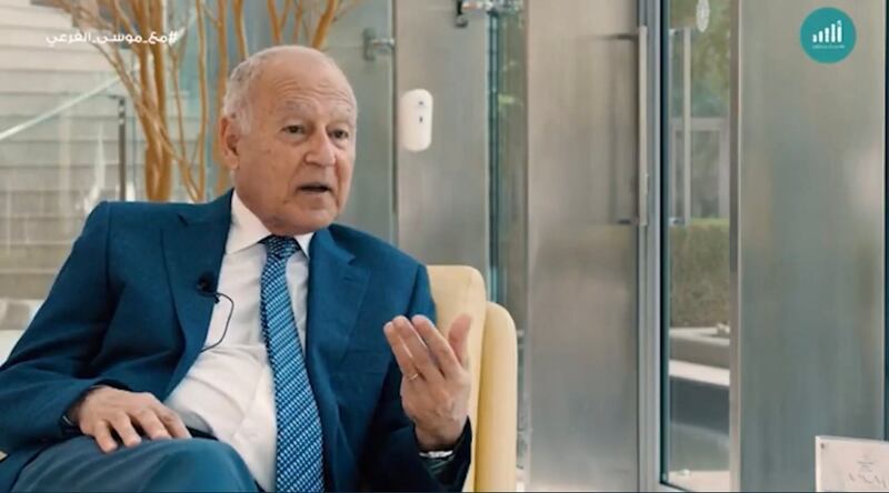 الجامعة العربية تبث مقاطع من حوار موسى الفرعي مع أمينها العام