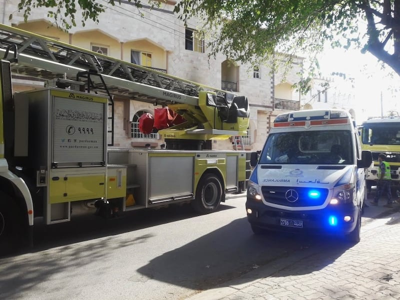 إصابة 6 أشخاص في حريق