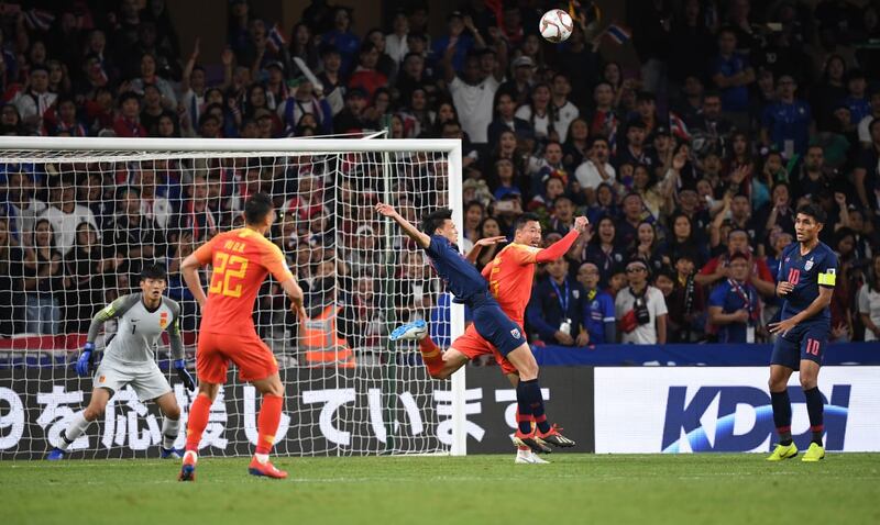 الصين تفوز على تايلند وتتأهل للدور القادم