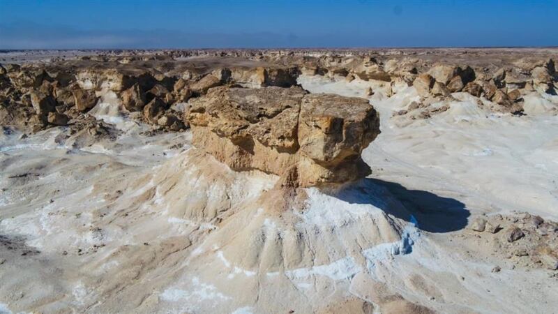 ترسبات صخرية عمرها أكثر من 50 مليون سنة في إحدى الولايات