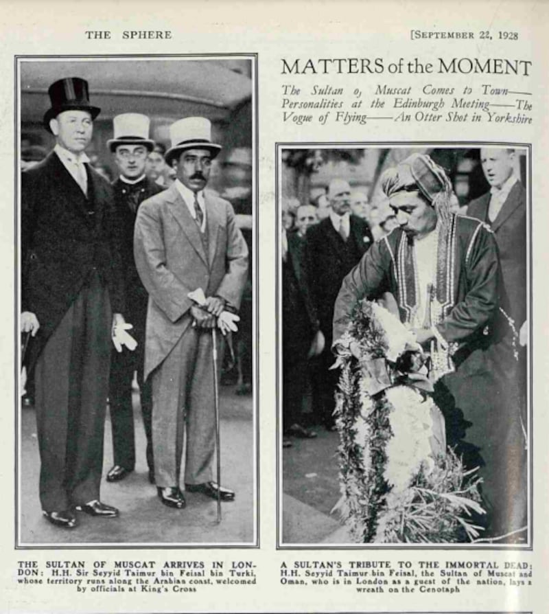 بالصور: زيارات لـ 4 سلاطين عمانيين إلى المملكة المتحدة